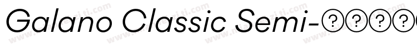 Galano Classic Semi字体转换
